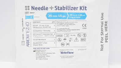 Teleflex 9001P Arrow EZ-IO Ndle + Stabilizer Kit 25mm x 15ga (x)